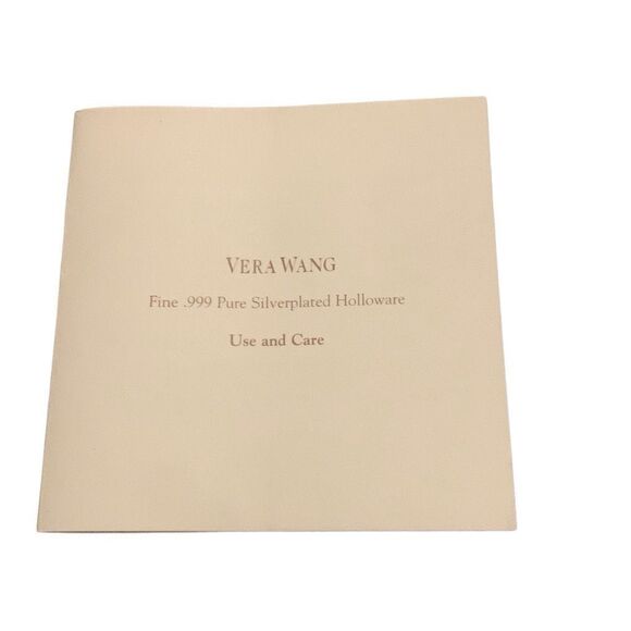 Pre Owned Vera Wang Wedgewood Love Knots Flutes Elevate Your Wedding Toast Set - Picture 10 of 11